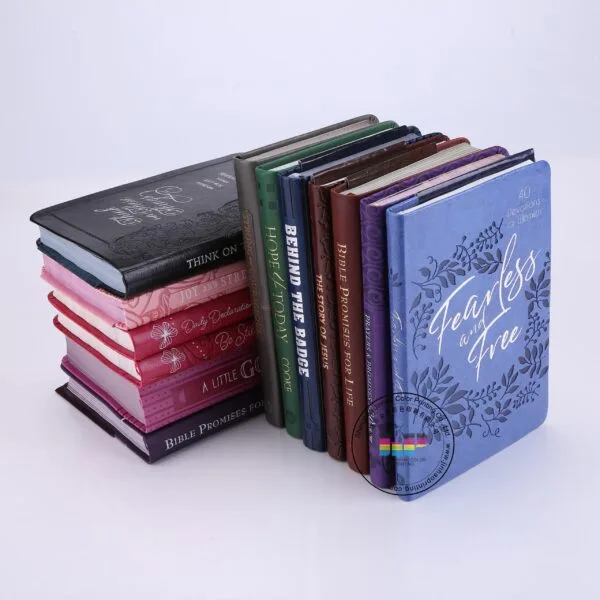 Custom PU Leather Notebook With Hot-Stamping Notebook Printing - Image 2
