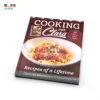 Custom high quality color offset hardcover cookbook printing