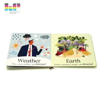 Custom Kids Learning Hardcover Sound Story Board Book Printing