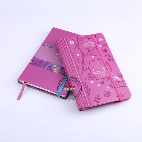 Custom PU Leather Notebook With Hot-Stamping Notebook Printing