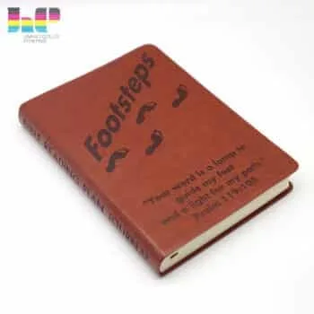 Weekly dated hard cover planner agenda notebook