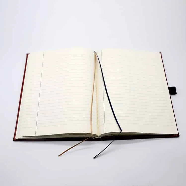 OSkórzany notatnik z nadrukiem dziennika podróży szkolnej OEM4Obraz OEM School Travel Journal Printing Leather Notebook - Image 4