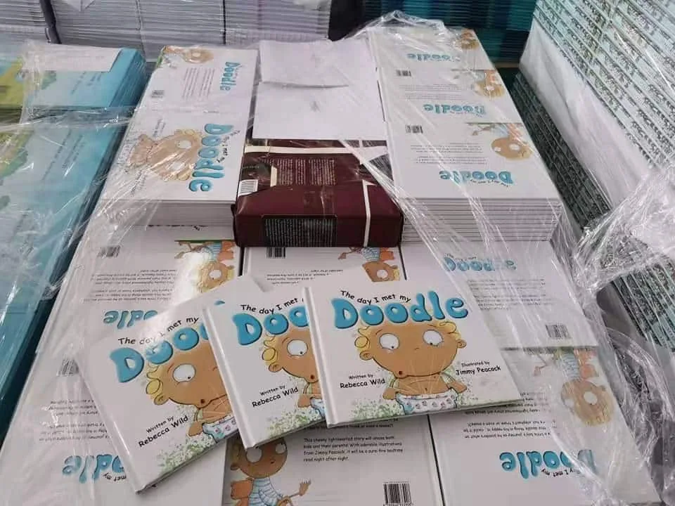 CIndividueller Hardcover-Kinderbuchdruck aus Pappe6Bild Custom hardcover children card board book printing - Image 6