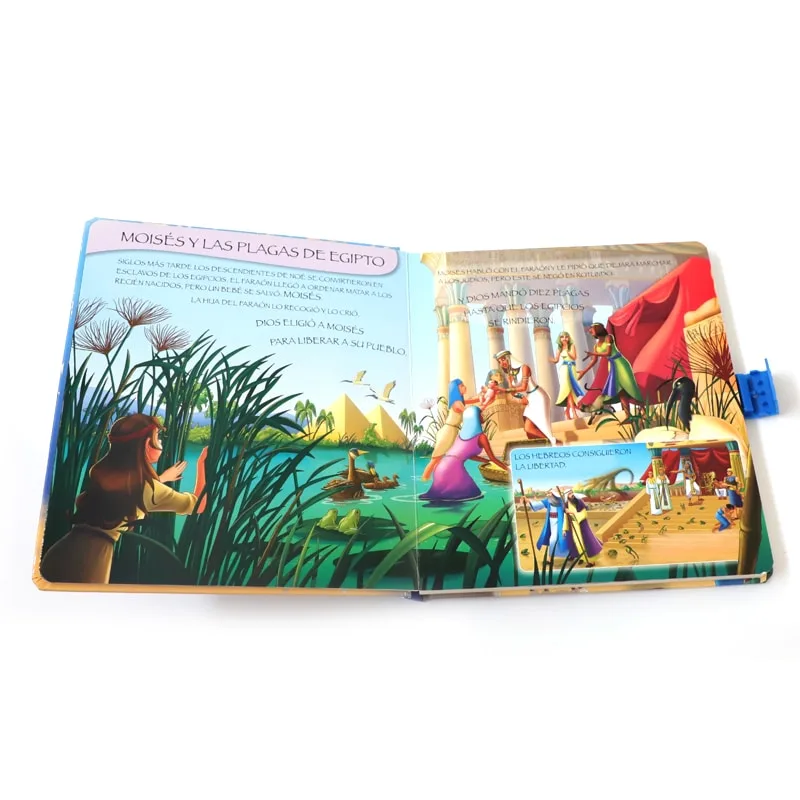 Professional printing hardcover children's comic story board book, pserviço de impressão de livros de editora personalizada pura6Imagem Professional printing hardcover children's comic story board book, pure custom publishing house book printing service - Image 6