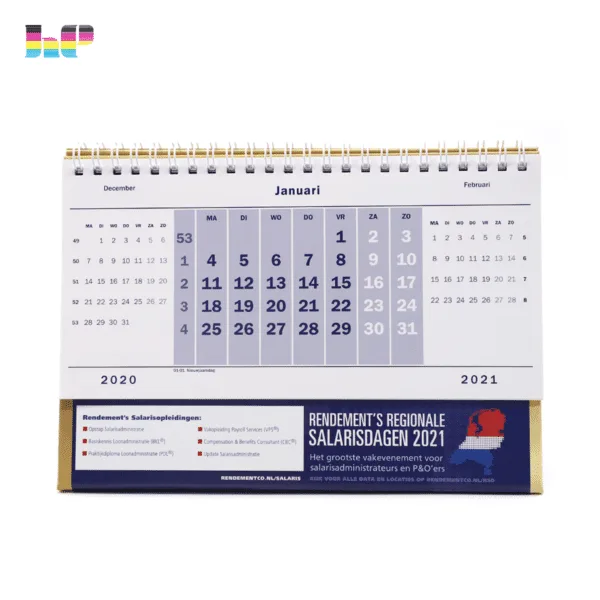 Custom design desk calendar and wall calendar printing