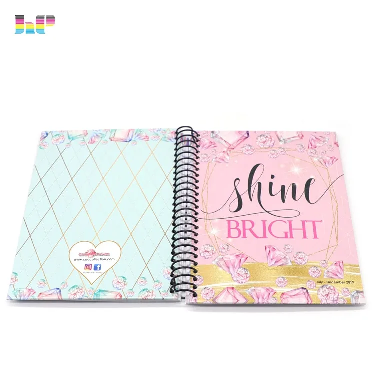 NNotebook custom logo spirali planner journal stampar5Immaġni Notebook custom logo spiral planner journal printing - Image 5