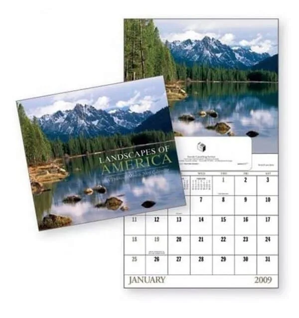 Calendar Custom Logo Printed 2023 Spiral binding