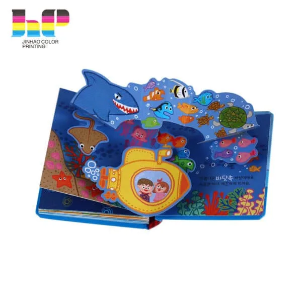 Custom printing 3d pop up books for kids