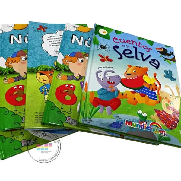Custom hardcover children card board book printing - 图片 2