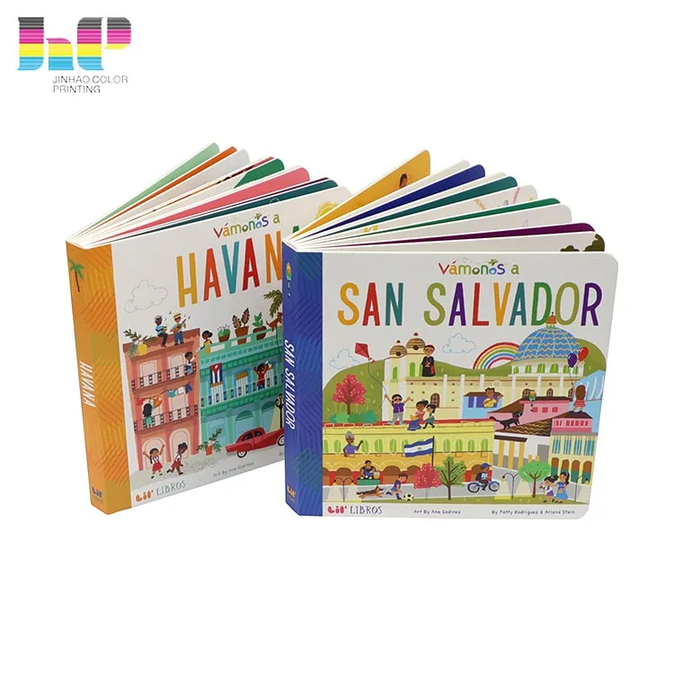 CLivre cartonné pour enfants, impression personnalisée, auto-édition2Image Custom printing self publishing children board book - Image 2