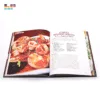 Custom high quality color offset hardcover cookbook printing - Image 2