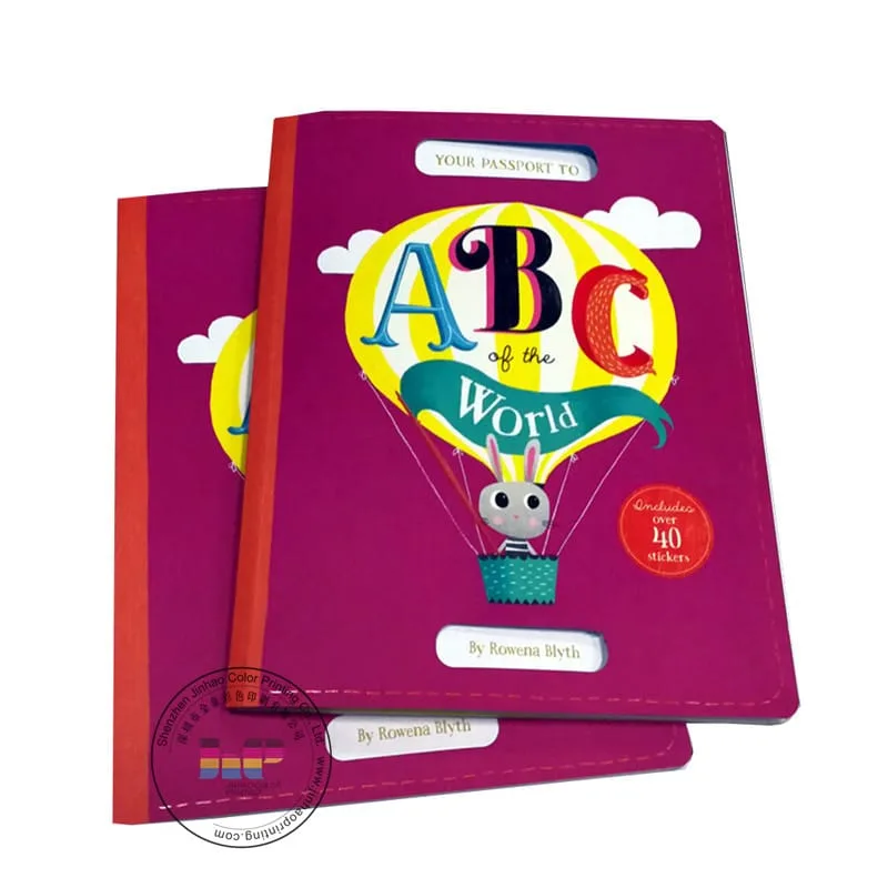 CIndividueller Hardcover-Kinderbuchdruck aus Pappe3Bild Custom hardcover children card board book printing - Image 3