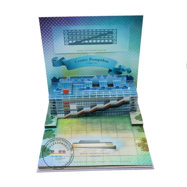 Custom hardcover children cartoon 3D pop up board book printing service - Image 3