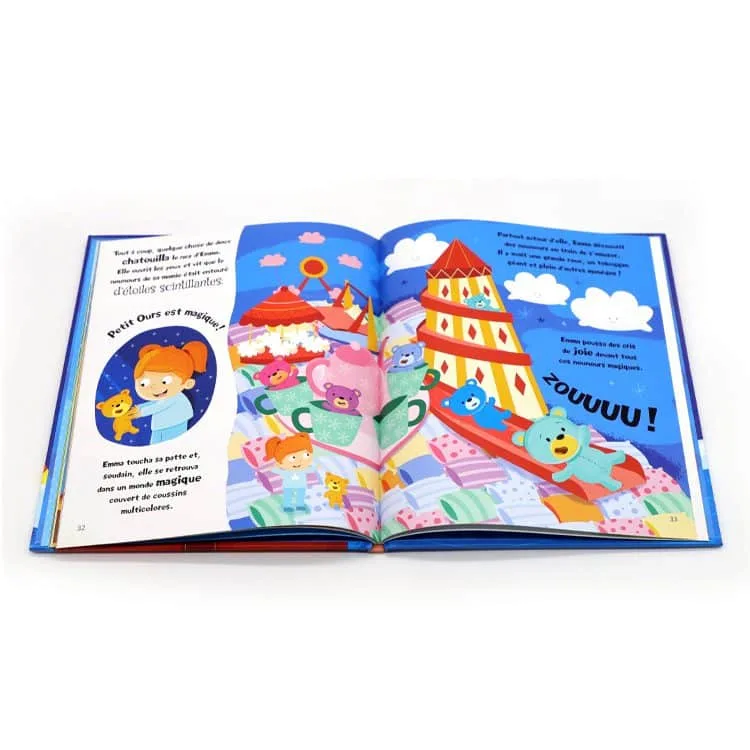 CUsługi drukowania książek na zamówienie Książka z opowieściami w twardej oprawie dla dzieci2Obraz Custom Book Printing Services Hardcover Story Book for Children - Image 4