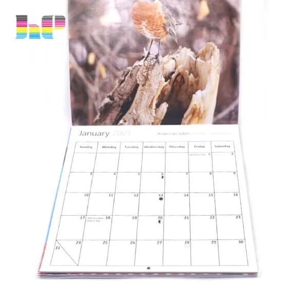 OEM custom wall calendar printing - Image 5