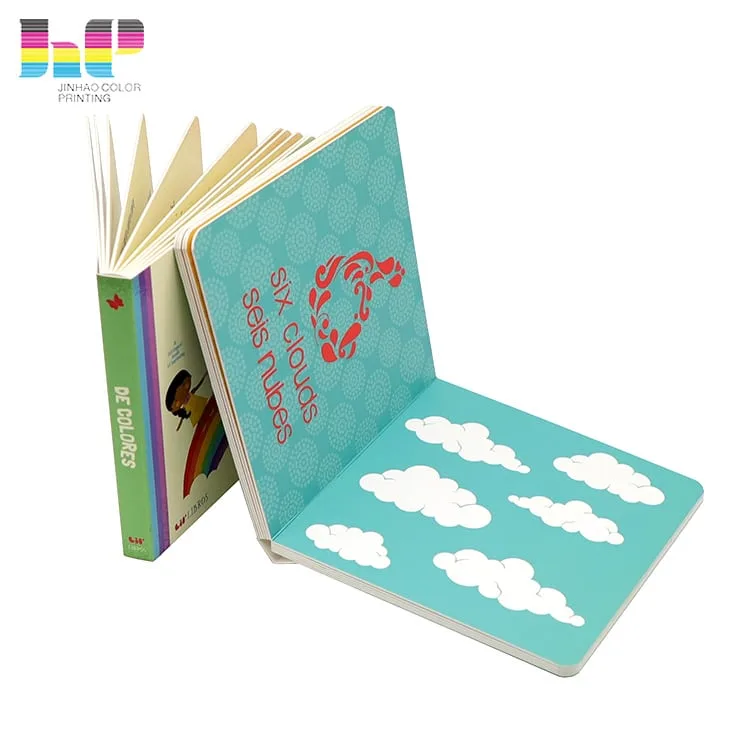 CKartonowa książka dla dzieci dostosowana do pięknego angielskiego druku książek2Obraz Cardboard children book customized lovely english book printing - Image 2